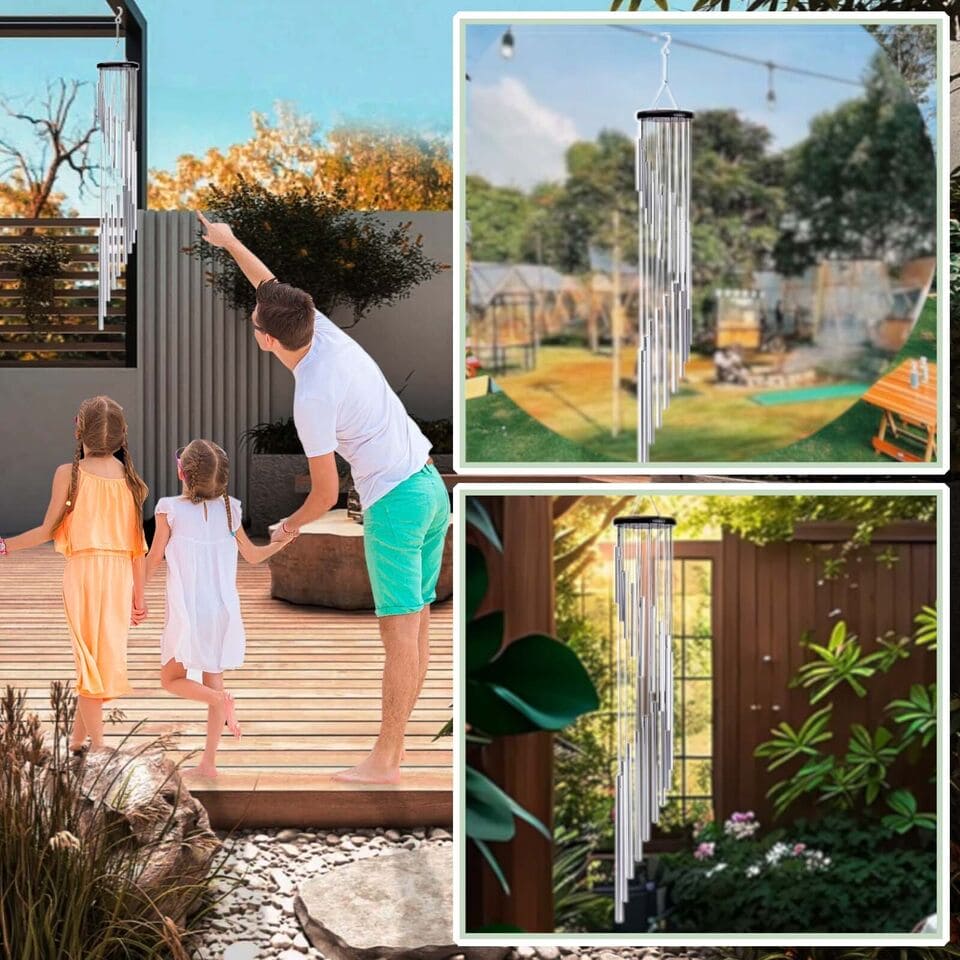 S Shape Musical Wind Chime, 12 Tubes Metal Musical Wind Chimes, Aluminum Soothing Musical Bell, Outdoor Yard Decoration Large Wind Chimes Bells, Musical Wind Pendant Bells Decor for Home Office, Nordic Classic Handmade Ornament Garden Patio S Shape Musical Wind Chime, 12 Tubes Metal Musical Wind Chimes, Aluminum Soothing Musical Bell, Outdoor Yard Decoration Large Wind Chimes Bells, Musical Wind Pendant Bells Decor for Home Office, Nordic Classic Handmade Ornament Garden Patio